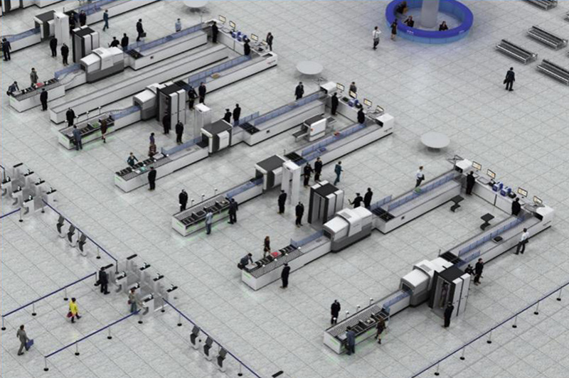 西藏机场安检门增加22个通道口